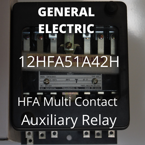 12HFA51A42H - GE HFA Multi Contact Auxiliary Relay