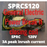 SPRCS120 General Electric - Circuit Breaker Closing Coils