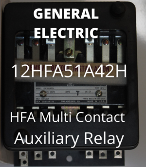 12HFA51A42H - GE HFA Multi Contact Auxiliary Relay